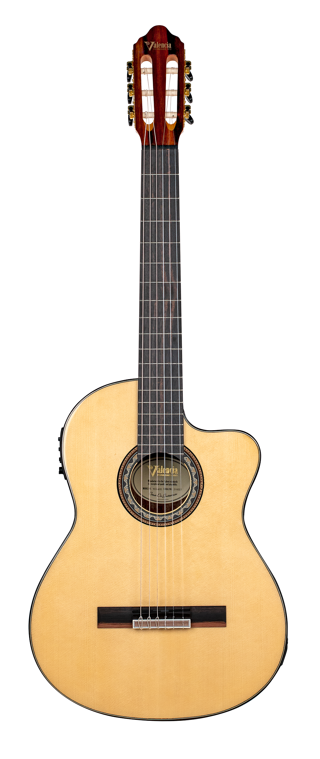 Valencia | VC564CE | Classical Guitar - Cutaway, Electric Acoustic | Full Size | Natural Valencia | VC564CE | Classical Guitar - Cutaway, Electric Acoustic | Full Size | Natural